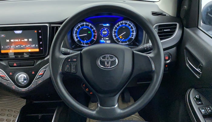 2021 Toyota Glanza G MT PETROL, Petrol, Manual, 6,142 km, Steering Wheel Close Up
