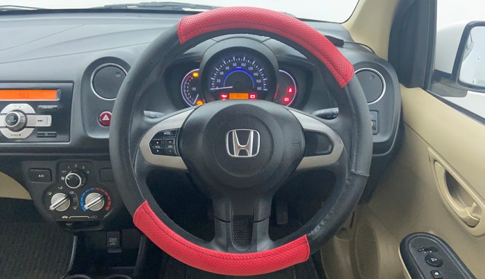 2015 Honda Amaze 1.2 SMT I VTEC, Petrol, Manual, 27,780 km, Steering Wheel Close-up