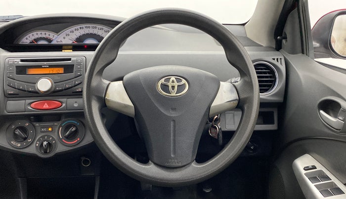 2012 Toyota Etios VD, Diesel, Manual, 92,941 km, Steering Wheel Close Up