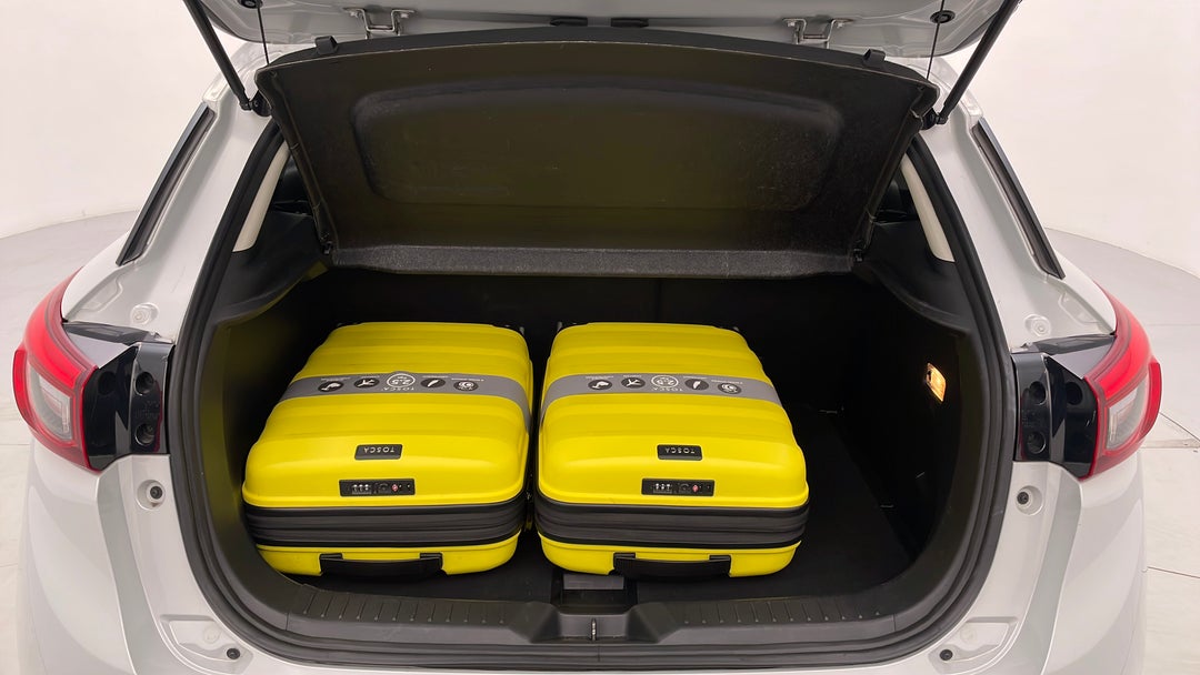 Boot Inside View with Luggage