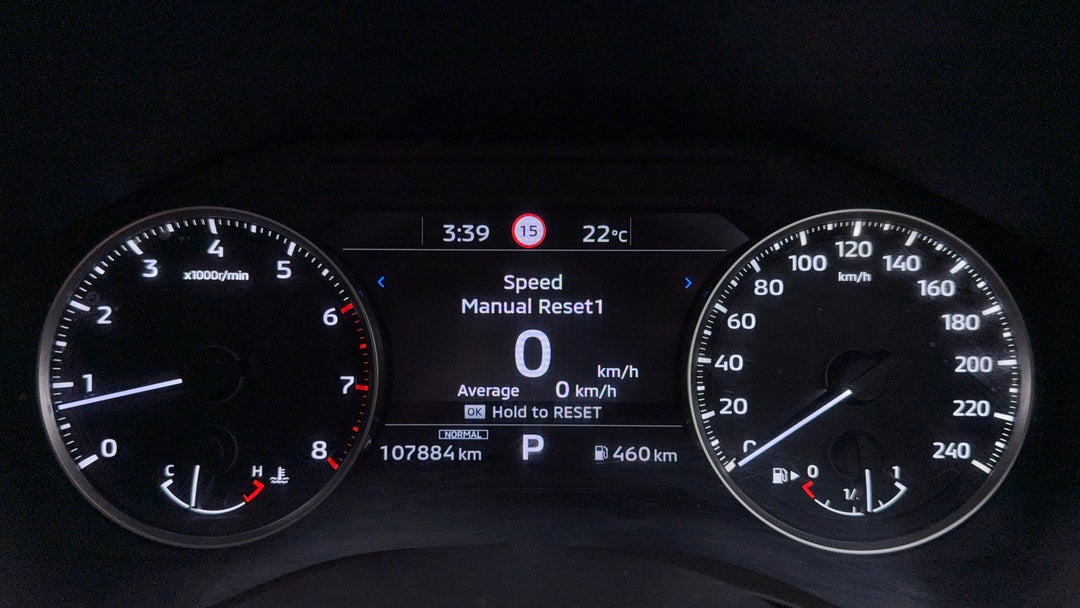 2022 Mitsubishi Outlander Es 5 Seat (2WD), Automatic, 107884 km, Odometer View