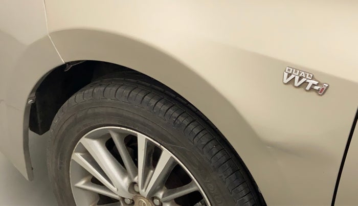 2014 Toyota Corolla Altis VL AT PETROL, Petrol, Automatic, 57,094 km, Left fender - Slightly dented
