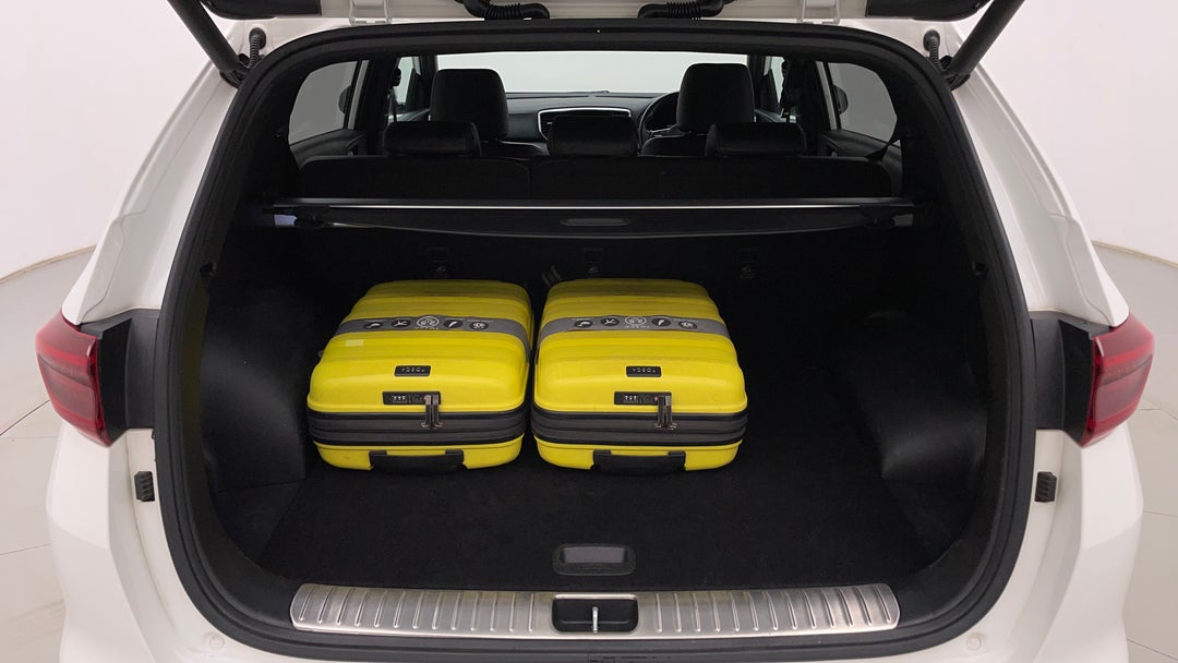 Boot Inside View with Luggage