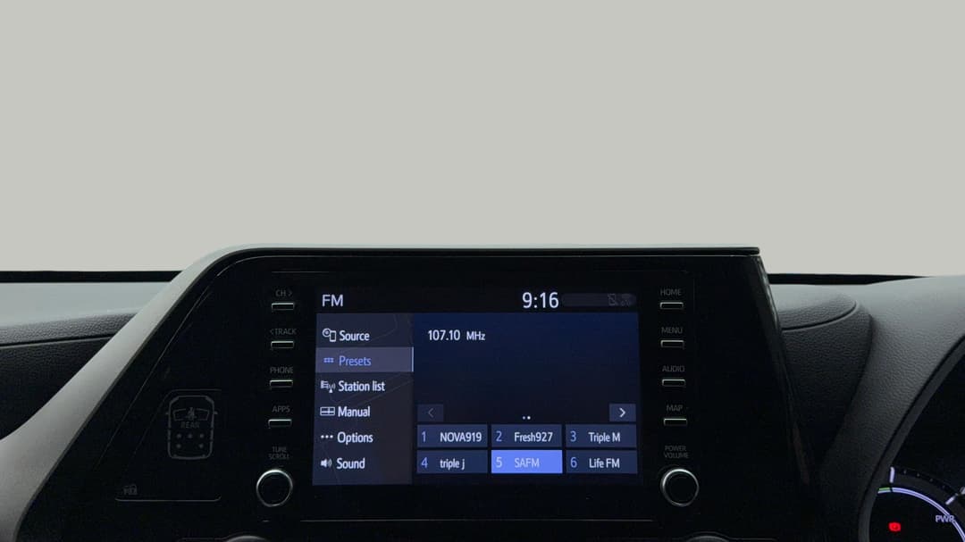 2022 Toyota Kluger Gxl Hybrid AWD, Automatic, 43418 km, Infotainment System