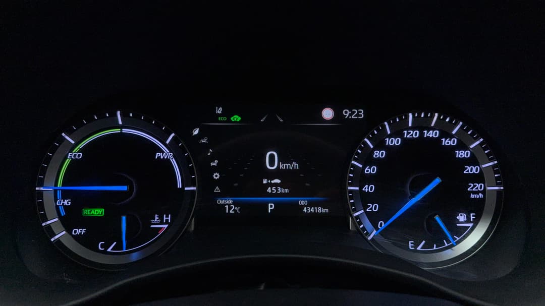 2022 Toyota Kluger Gxl Hybrid AWD, Automatic, 43418 km, Odometer View