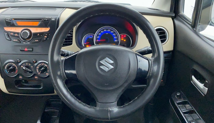 2018 Maruti Wagon R 1.0 VXI, Petrol, Manual, 55,842 km, Steering Wheel Close Up