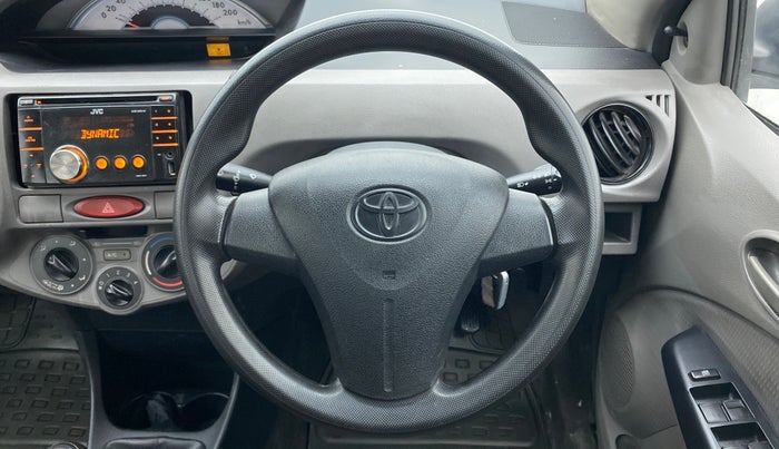 2011 Toyota Etios Liva G, Petrol, Manual, 78,193 km, Steering Wheel Close Up