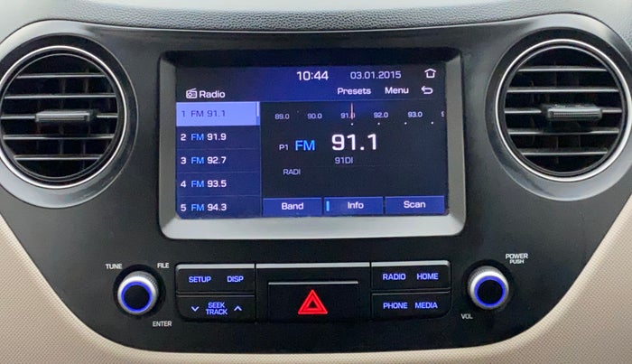 2019 Hyundai Grand i10 ASTA 1.2 KAPPA VTVT, Petrol, Manual, 68,572 km, Infotainment System
