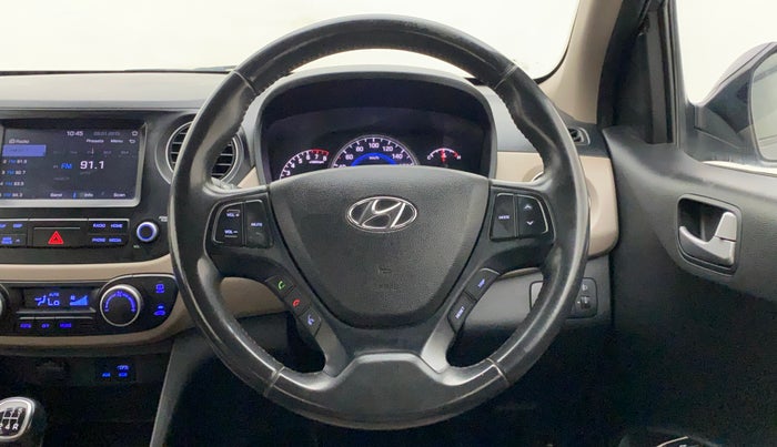 2019 Hyundai Grand i10 ASTA 1.2 KAPPA VTVT, Petrol, Manual, 68,572 km, Steering Wheel Close Up