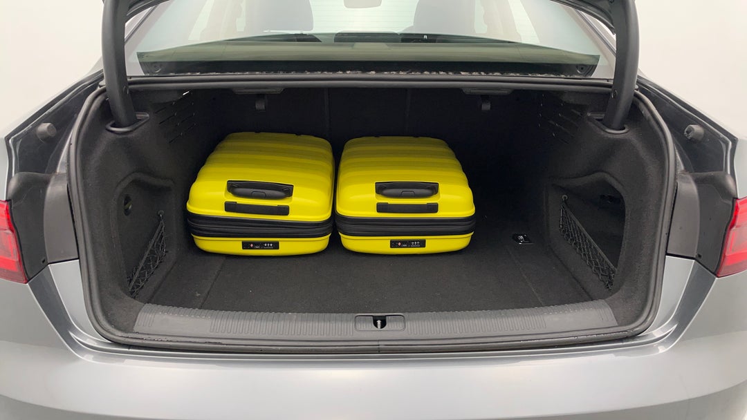 Boot Inside View with Luggage