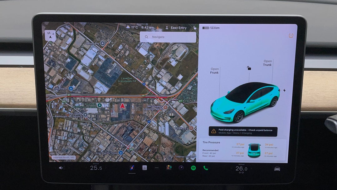 2021 Tesla Model 3 Standard Range Rwd, Automatic, 66984 km, Infotainment System