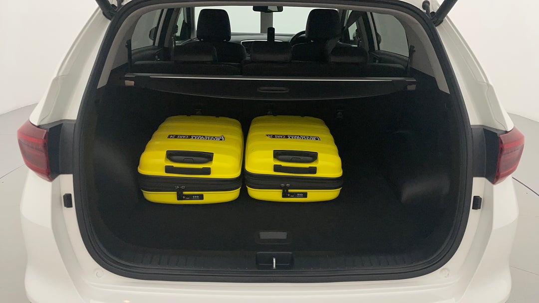 Boot Inside View with Luggage