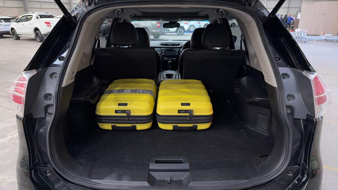2016 Nissan X-trail Ti (4x4), Automatic, 135549 km, Boot Inside View with Luggage