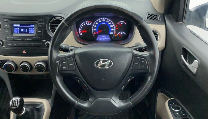 2015 Hyundai Grand i10 ASTA 1.2 KAPPA VTVT, Petrol, Manual, 36,483 km, Steering Wheel Close Up