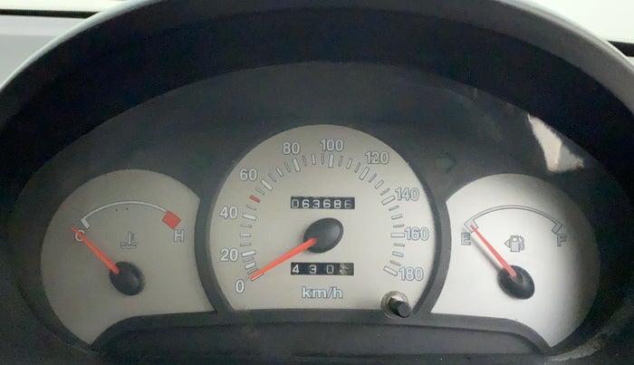 2013 Hyundai Santro Xing GL, CNG, Manual, 63,686 km, Odometer Image