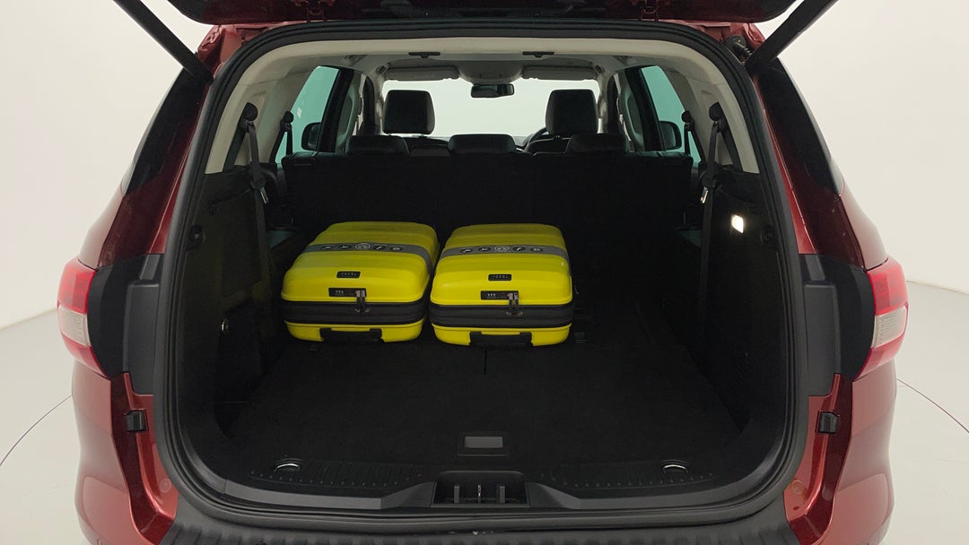 Boot Inside View with Luggage