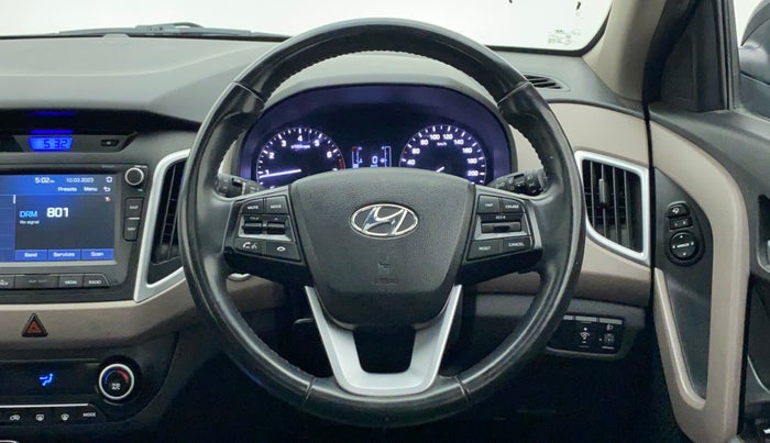 2019 Hyundai Creta SX AT 1.6 PETROL, Petrol, Automatic, 26,003 km, Steering Wheel Close Up