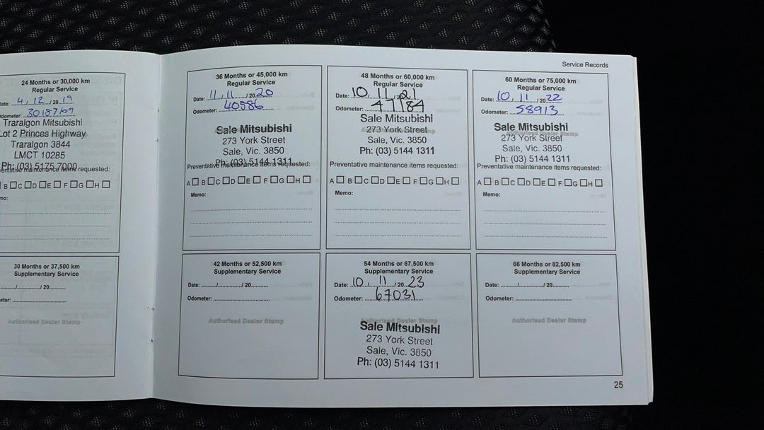 2018 Mitsubishi Outlander Es Adas 5 Seat (2wd), Automatic, 68727 km, Service History