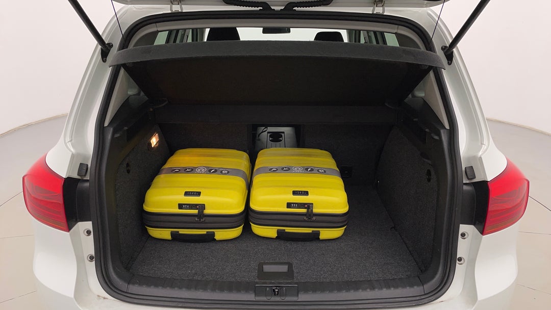 Boot Inside View with Luggage