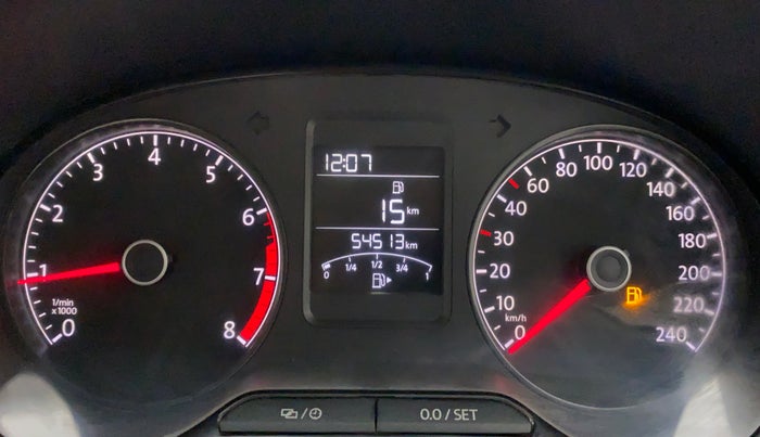 2017 Volkswagen Ameo COMFORTLINE 1.2, Petrol, Manual, 54,491 km, Odometer Image