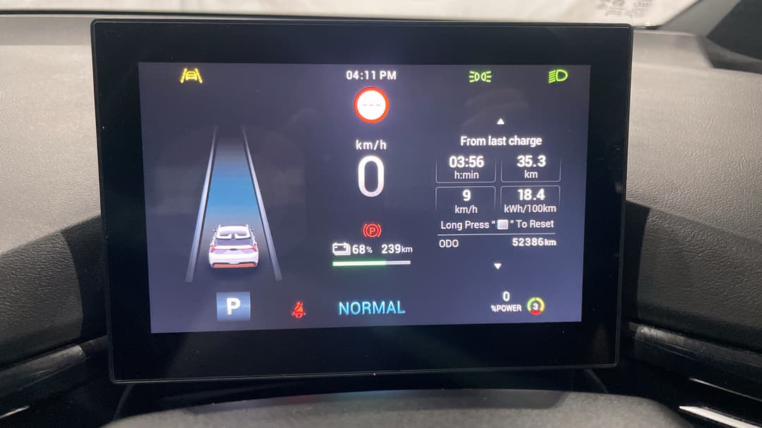 2023 MG Mg4 Excite 51, Automatic, 52386 km, Odometer View