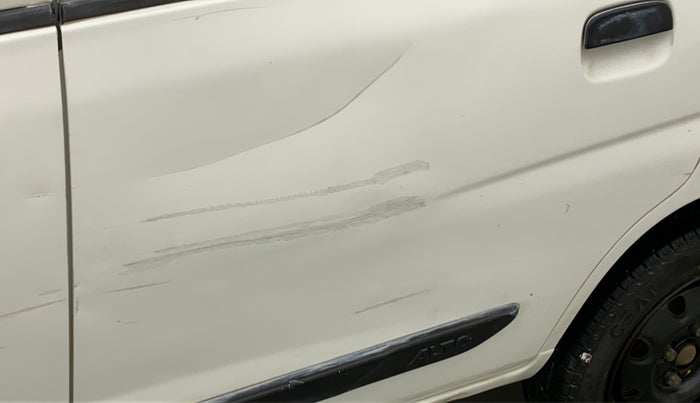 2010 Maruti Alto K10 VXI, Petrol, Manual, 60,477 km, Rear left door - Minor scratches