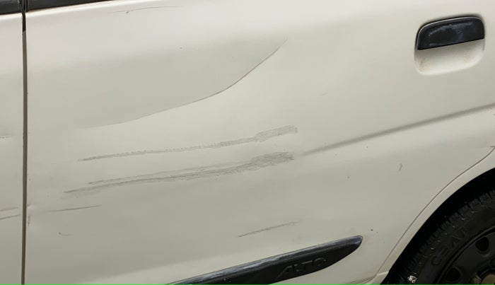 2010 Maruti Alto K10 VXI, Petrol, Manual, 60,477 km, Rear left door - Slightly dented
