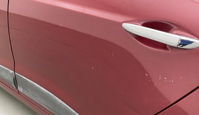 2015 Hyundai Grand i10 ASTA 1.2 KAPPA VTVT, Petrol, Manual, 45,420 km, Rear left door - Slightly dented