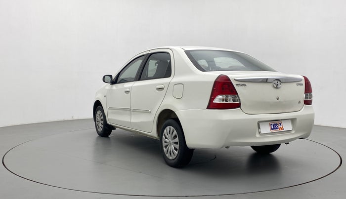 2011 Toyota Etios G, Petrol, Manual, 77,775 km, Left Back Diagonal