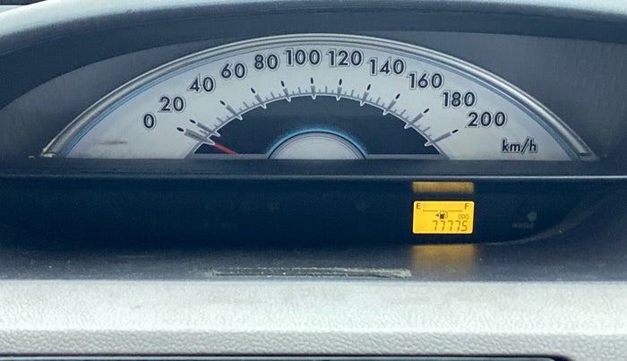 2011 Toyota Etios G, Petrol, Manual, 77,775 km, Odometer Image