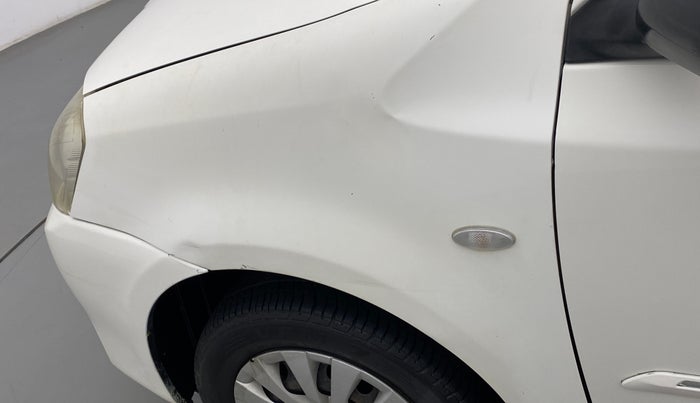 2011 Toyota Etios G, Petrol, Manual, 77,775 km, Left fender - Minor scratches