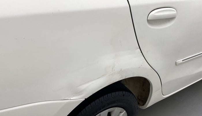 2011 Toyota Etios G, Petrol, Manual, 77,775 km, Right quarter panel - Minor scratches