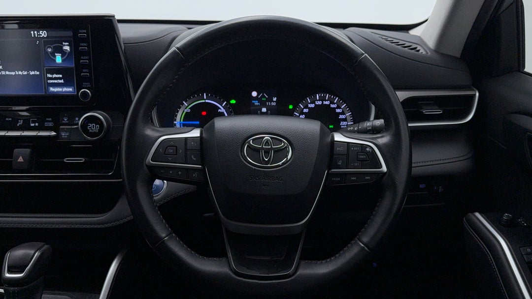 2022 Toyota Kluger Gx Hybrid AWD, Automatic, 96751 km, Steering Wheel Close-up