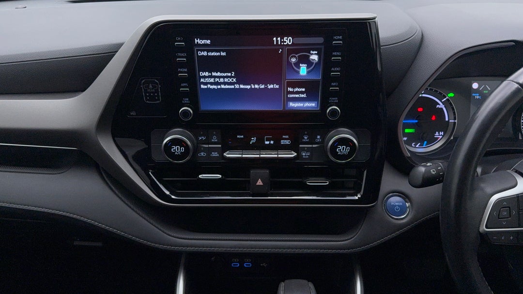 2022 Toyota Kluger Gx Hybrid AWD, Automatic, 96751 km, Center Console