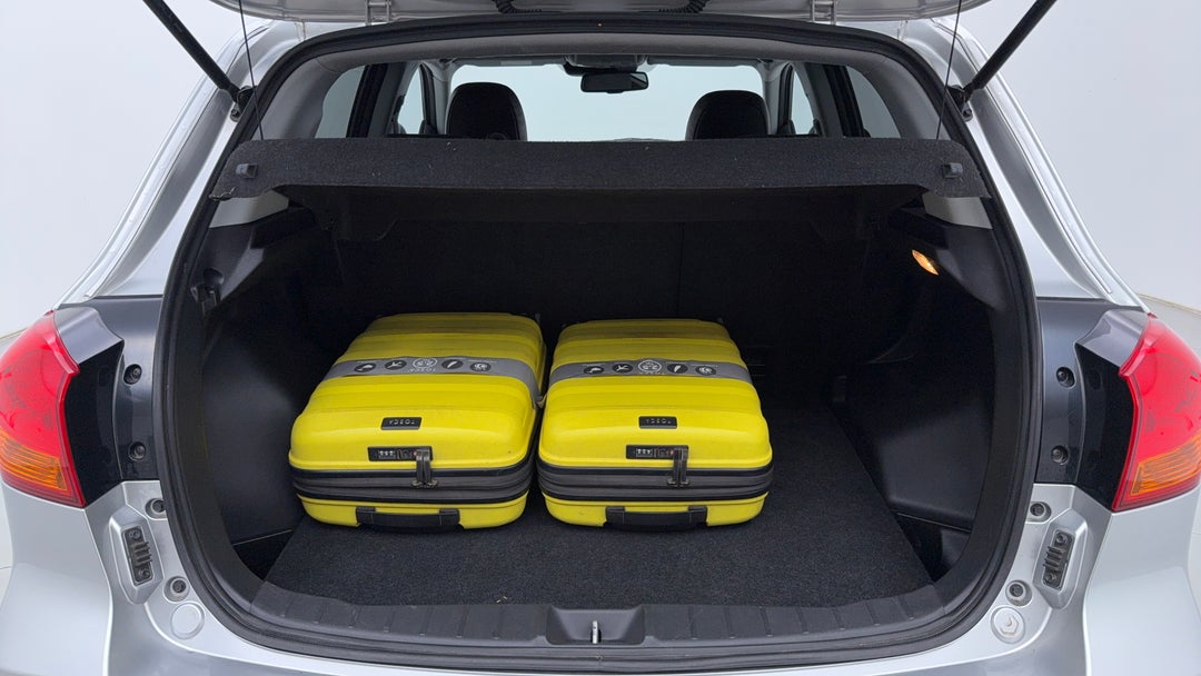 Boot Inside View with Luggage