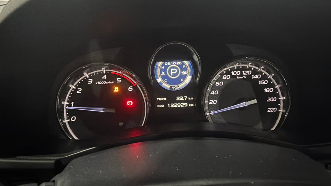 2017 Isuzu MU-X Ls-t (4x4), Automatic, 122929 km, Odometer View