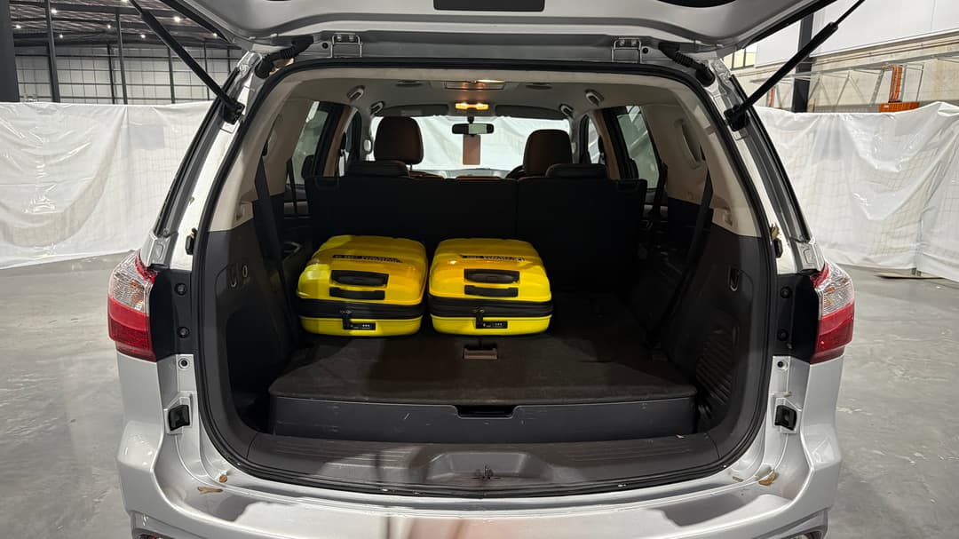 2017 Isuzu MU-X Ls-t (4x4), Automatic, 122929 km, Boot Inside View with Luggage