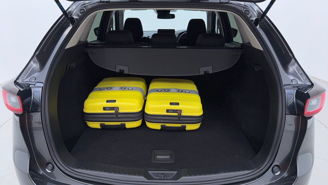 Boot Inside View with Luggage