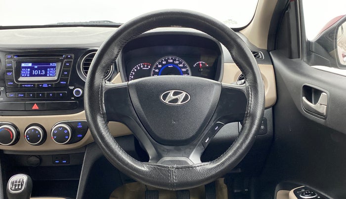 2014 Hyundai Grand i10 SPORTZ 1.2 KAPPA VTVT, Petrol, Manual, 36,584 km, Steering Wheel Close Up