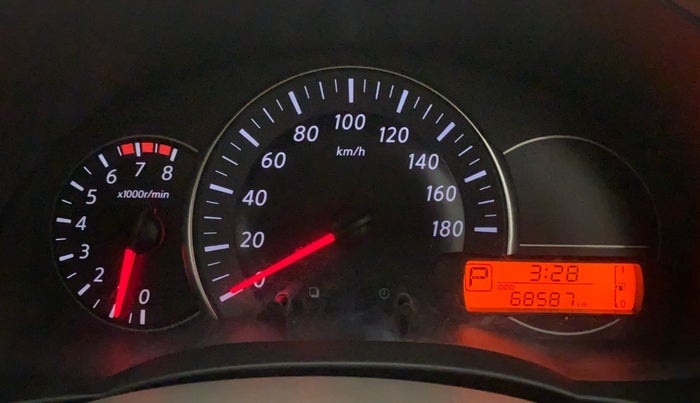 2013 Nissan Micra XV CVT, Petrol, Automatic, 68,587 km, Odometer Image