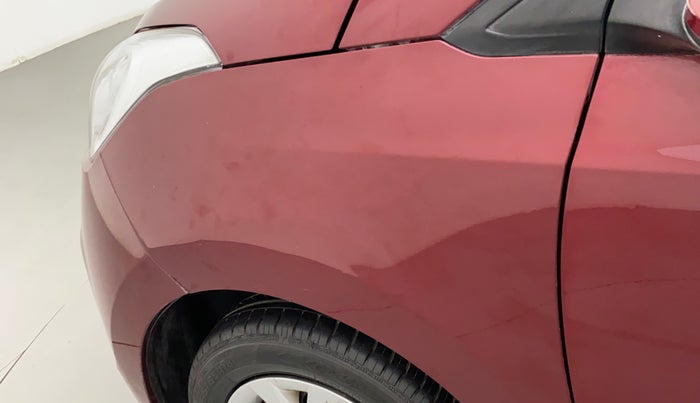 2015 Hyundai Grand i10 SPORTZ 1.2 KAPPA VTVT, Petrol, Manual, 36,916 km, Left fender - Paint has minor damage