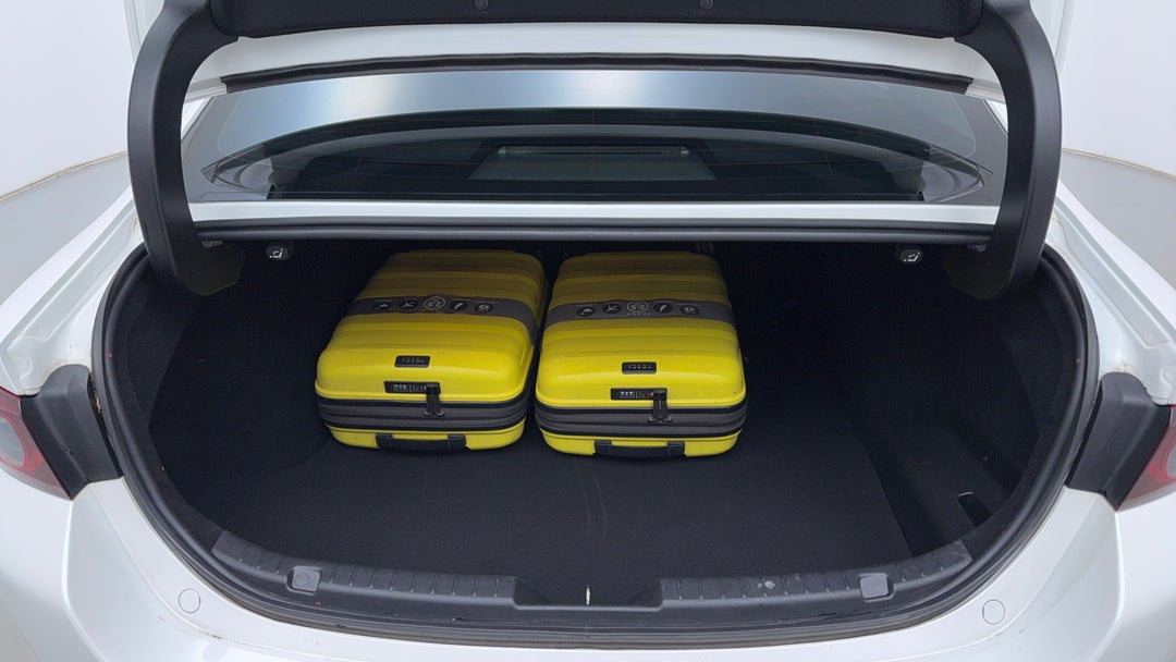Boot Inside View with Luggage
