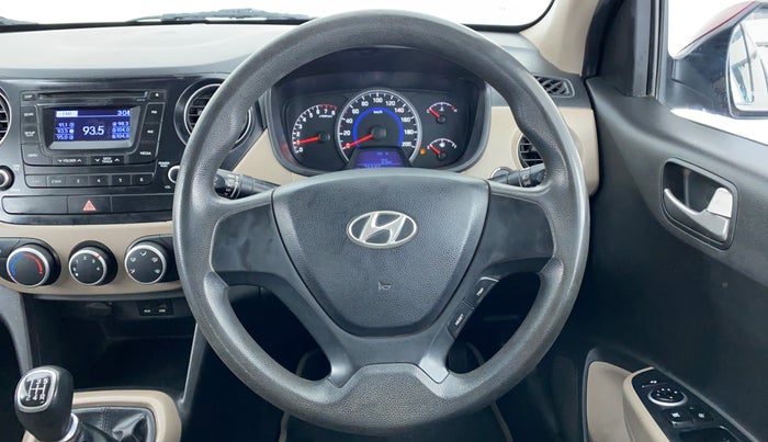 2015 Hyundai Grand i10 SPORTZ 1.2 KAPPA VTVT, Petrol, Manual, 76,153 km, Steering Wheel Close Up