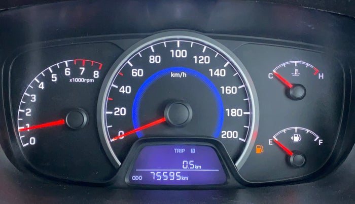 2015 Hyundai Grand i10 SPORTZ 1.2 KAPPA VTVT, Petrol, Manual, 76,153 km, Odometer Image