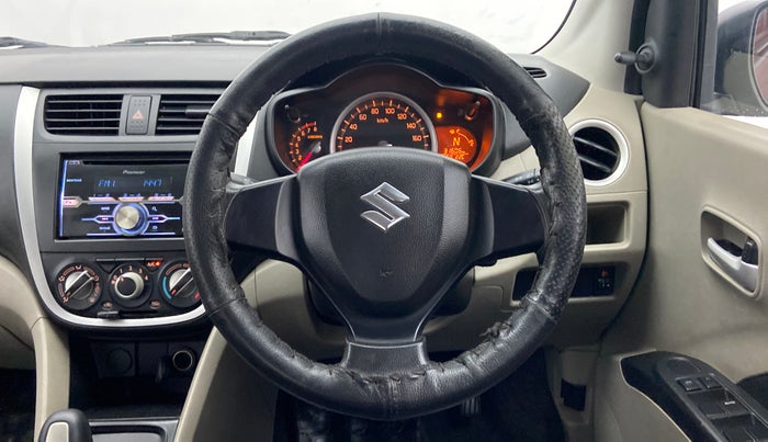 2014 Maruti Celerio VXI AGS, Petrol, Automatic, 30,971 km, Steering Wheel Close Up