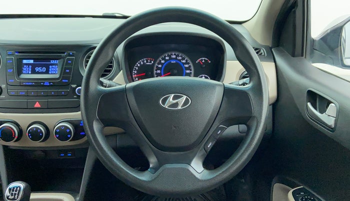 2013 Hyundai Grand i10 SPORTZ 1.2 KAPPA VTVT, Petrol, Manual, 22,103 km, Steering Wheel Close Up