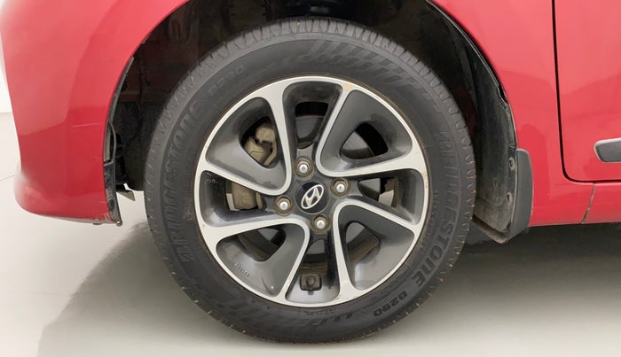 2017 Hyundai Grand i10 SPORTZ AT 1.2 KAPPA VTVT, Petrol, Automatic, 47,167 km, Left Front Wheel