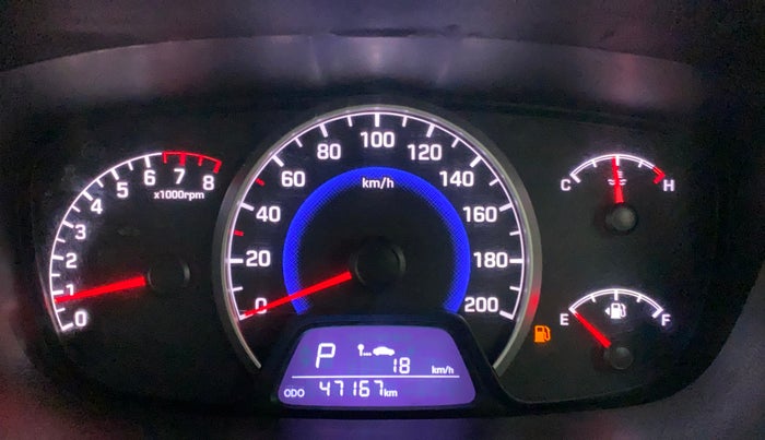 2017 Hyundai Grand i10 SPORTZ AT 1.2 KAPPA VTVT, Petrol, Automatic, 47,167 km, Odometer Image