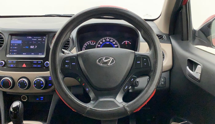 2017 Hyundai Grand i10 SPORTZ AT 1.2 KAPPA VTVT, Petrol, Automatic, 47,167 km, Steering Wheel Close Up
