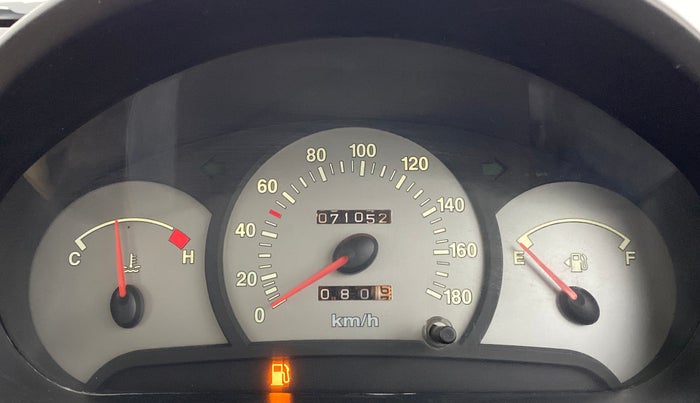 2012 Hyundai Santro Xing GLS PLUS AUDIO, Petrol, Manual, 71,036 km, Odometer Image